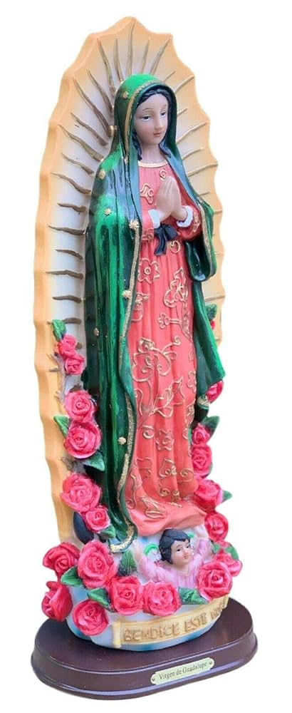 Amazon.com: BHEII Our Lady of Guadalupe Statue Virgen De